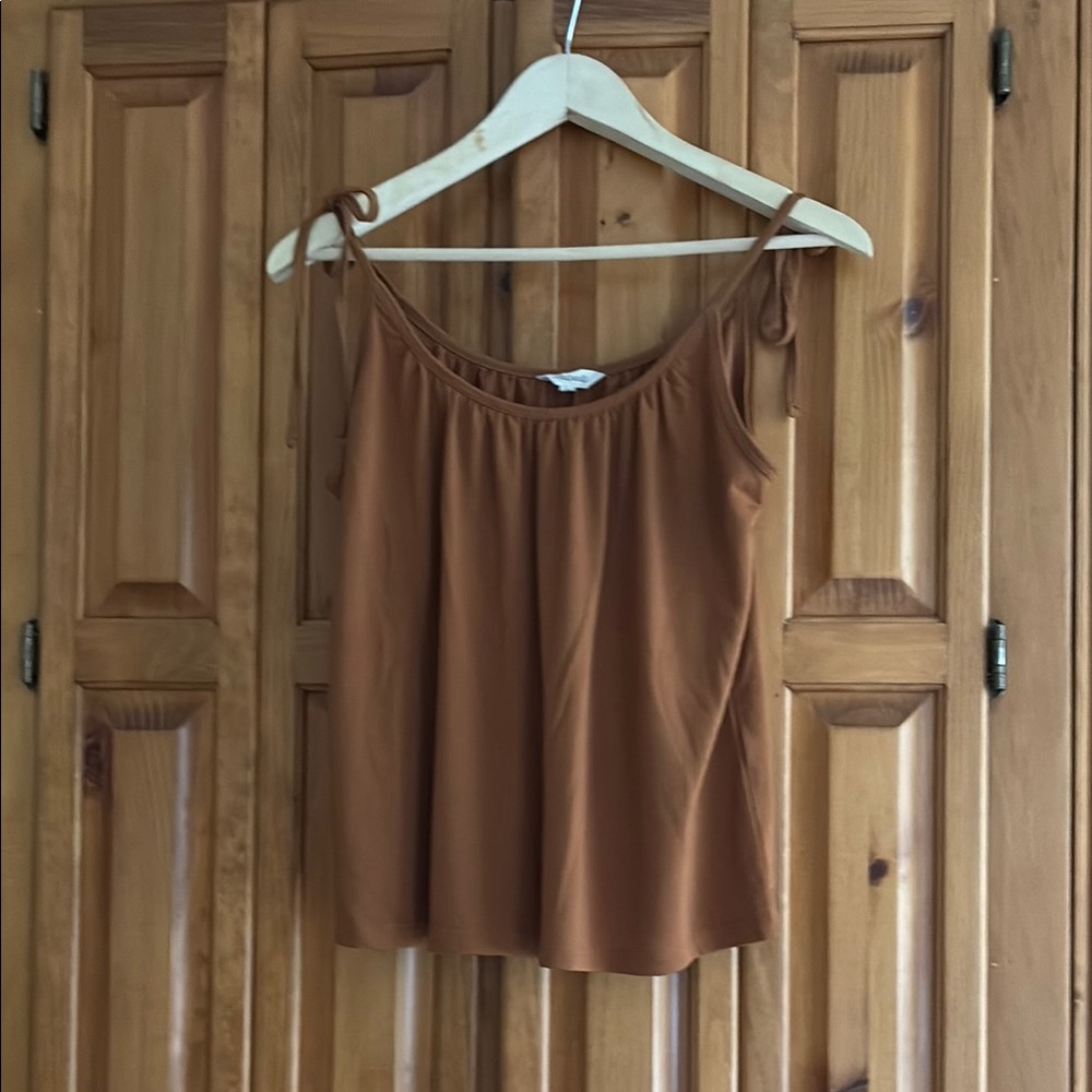 Madewell Relaxed Brown Sleeveless Camisole
